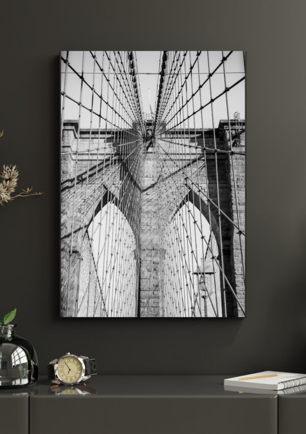 "Suspended" Brooklyn Bridge, New York Metal Print